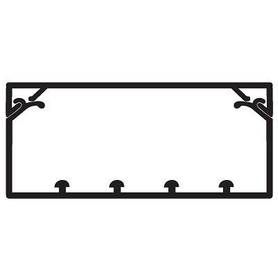 DKC 01788 TA-GN 150x60 Короб с крышкой с направляющими для установки разделителей фото 1