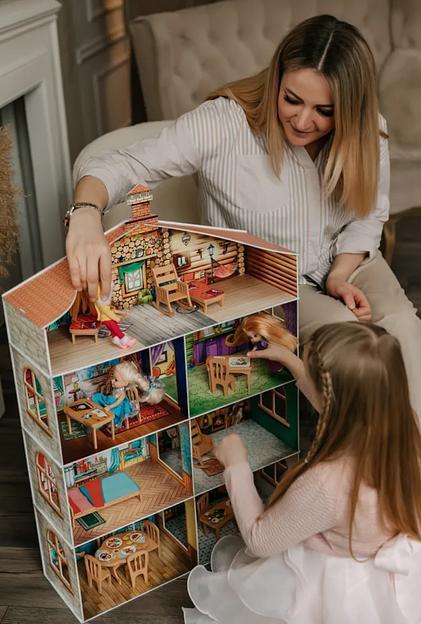 Кукольный домик с мебелью Art Dollhouse 4 этажа фото 3