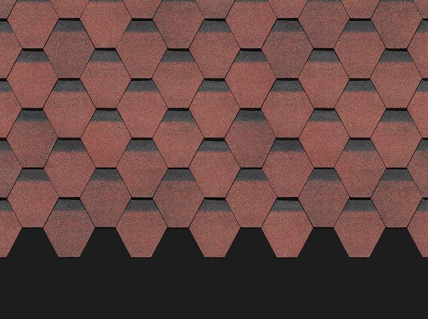 Гибкая черепица Döcke PIE Premium «Шеффилд» клубника опт фото 1