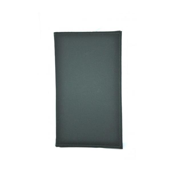 Папка-карта вин 32,5*18,5см 2-х стор.кож.зам. зеленая съемные файлы /1/ фото 1