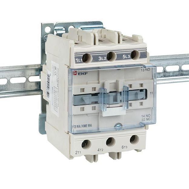 Контактор КМЭ 95А кат. 220В AC 1НО+1НЗ EKF ctr-s-95-220 фото 5