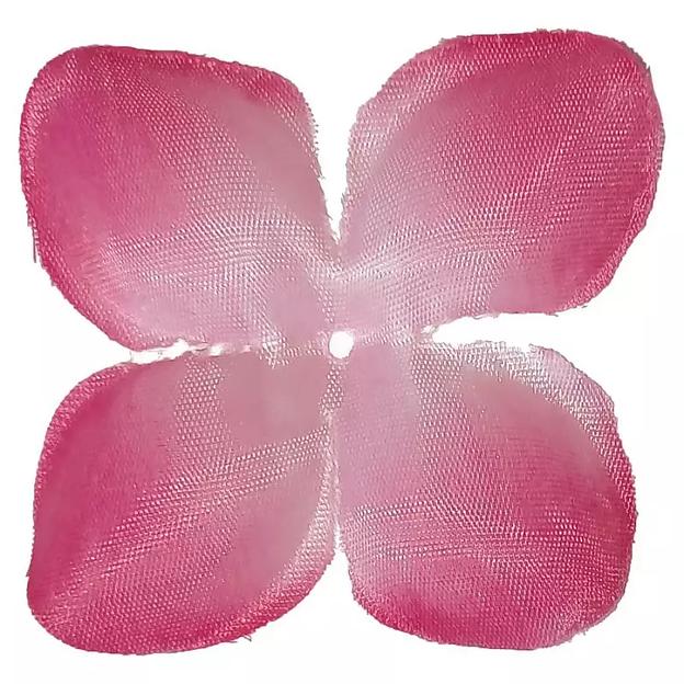 Заготовка для розы 190-3 Розовая загнут. 4-кон. (x1) 10см 2227шт/кг фото 1