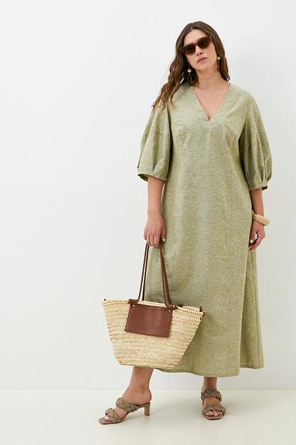 Платье Leonora-фисташковый фото 1