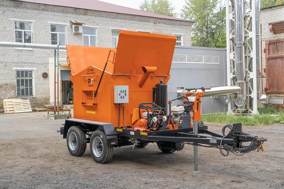 Термос-бункер ST-3000 на прицепе грузоподъемностью 4 тонны фото 5