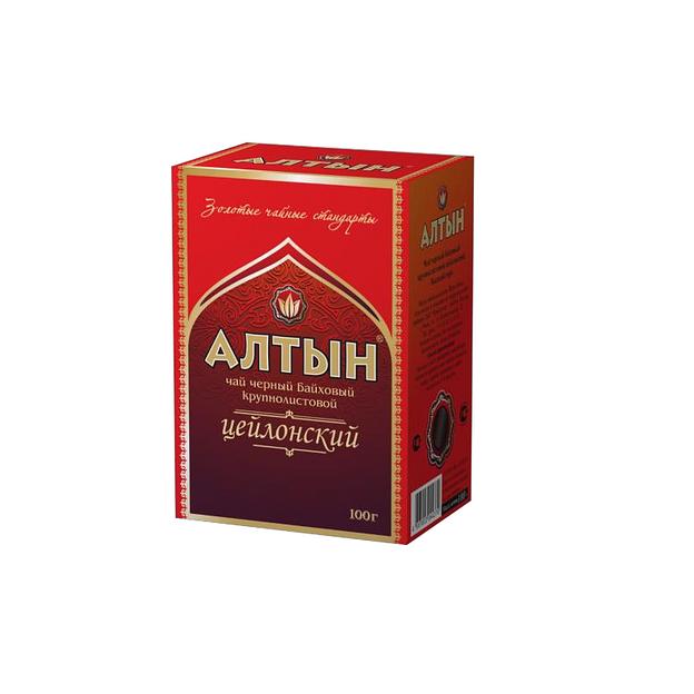 Чёрный чай листовой «Алтын» 100 г, опт фото 1