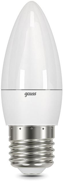 Лампа светодиодная Gauss 9.5Вт цок.:E27 свеча 220B 4100K св.свеч.бел.ней. (упак.:10шт) (103102210) фото 2