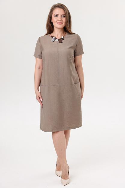 Платье женское  6070/04/Бежевый фото 3