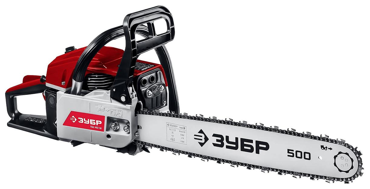 Бензопила Зубр ПБЦ-М62-50 3500Вт 4.76л.с. дл.шины:20" (50cm) фото 1