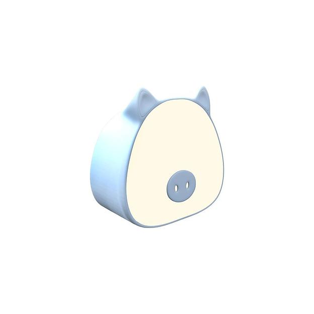 Ночник Gauss NN7036 поросенок голубой фото 1