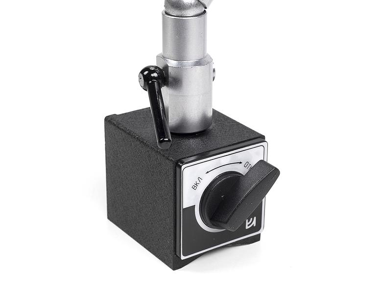 Стойка для индикаторов магнитное основание L=360мм гибкая тип МС-29 с инд.  КировИнструмент с поверкой фото 3