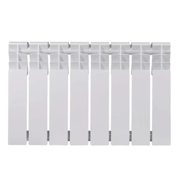 Радиатор биметаллический секционный 350/80/8 боковое подключение фото 3