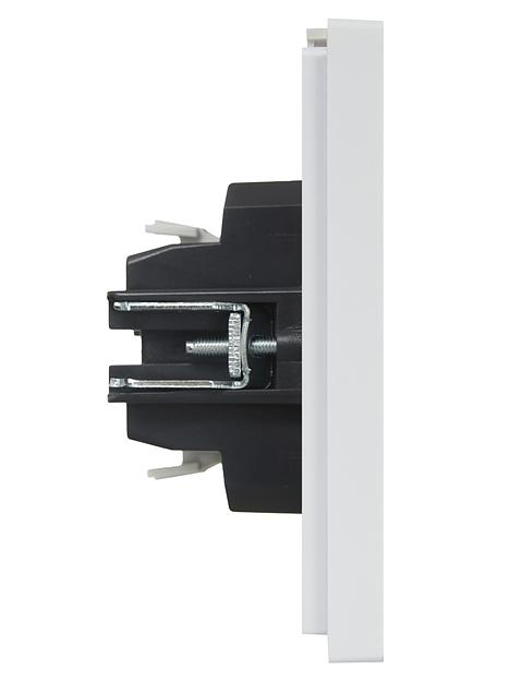 FORTE&PIANO Выключатель 1-клавишный с индикацией 10А FP202 белый IEK фото 4