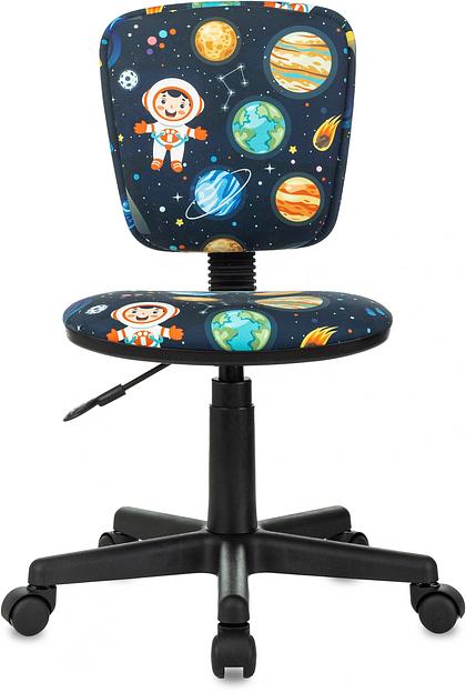 Кресло детское Бюрократ CH-204NX темно-синий космонавт крестов. пластик фото 2