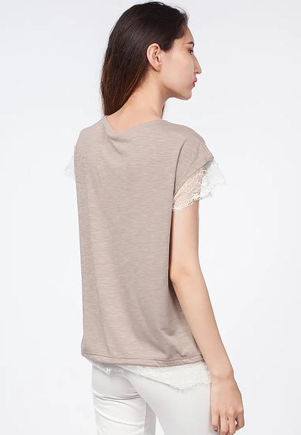 Футболка Crystal Travel «T-shirt pizzo al corda» ОПТ фото 3