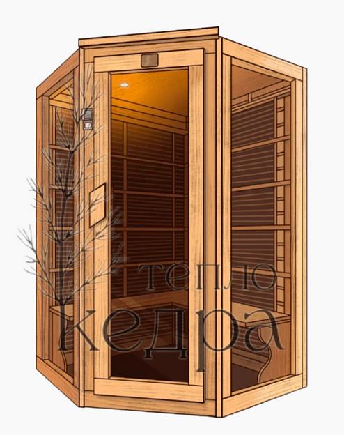 Сауна ИК №2 «Комфортная» с керамическим нагревателем ОПТ фото 3