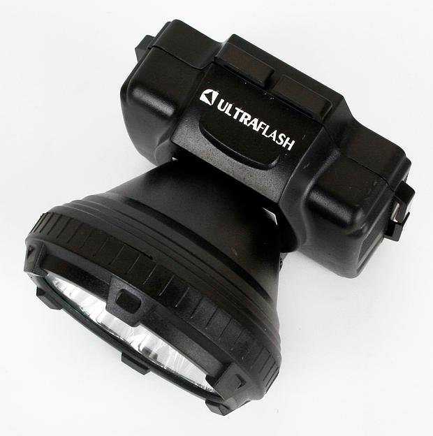 Фонарь налобный Ultraflash LED5362 черный 2.5Вт лам.:светодиод. (11256) фото 5