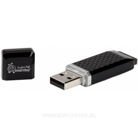 Флэш-накопитель Smartbuy Quartz Black, USB 2.0, 32 GB фото 1