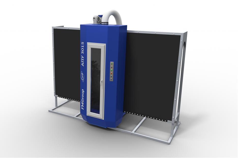 Пескоструйная установка АПУ-3015 S для стекла и зеркала фото 1