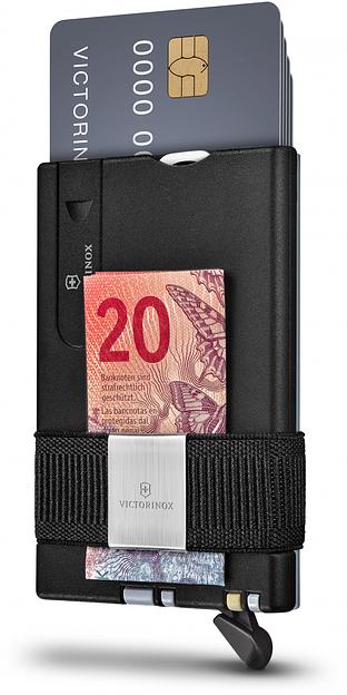 Швейцарская карта Victorinox Smart Card Wallet Sharp (0.7250.36) серый коробка подарочная фото 4
