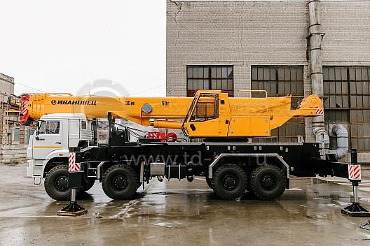 Автомобильный кран Ивановец КС-6577К-3 г/п 50 т фото 3