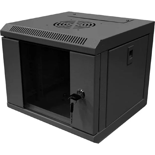 5bites Шкаф телекоммуникационный TC3204-04B 4U / 312*300 / 10" / WALL / BLACK фото 1