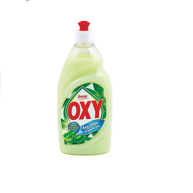 Ромакс romax oxy бальзам для мытья посуды алое вера 450мл фото 1