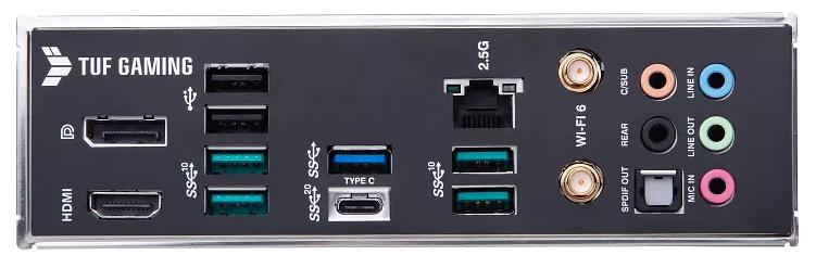 Материнская плата ASUS TUF GAMING B660M-PLUS WIFI D4, LGA1700, B660, 4*DDR4, DP+HDMI, CrossFireX, SATA3 + RAID, Audio, Gb LAN, USB 3.2*6, USB 2.0*6, COM*1 header (w/o cable), mATX; 90MB1930-M0EAY0 (TUF GAMING B660M-PLUS WIFI D4) фото 4