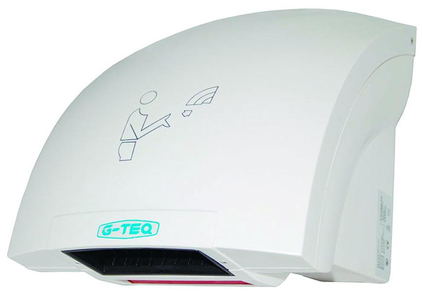 Сушилка для рук G-teq 8820 PW, 2000 Вт, 0,2 кВт, пластик белая фото 1