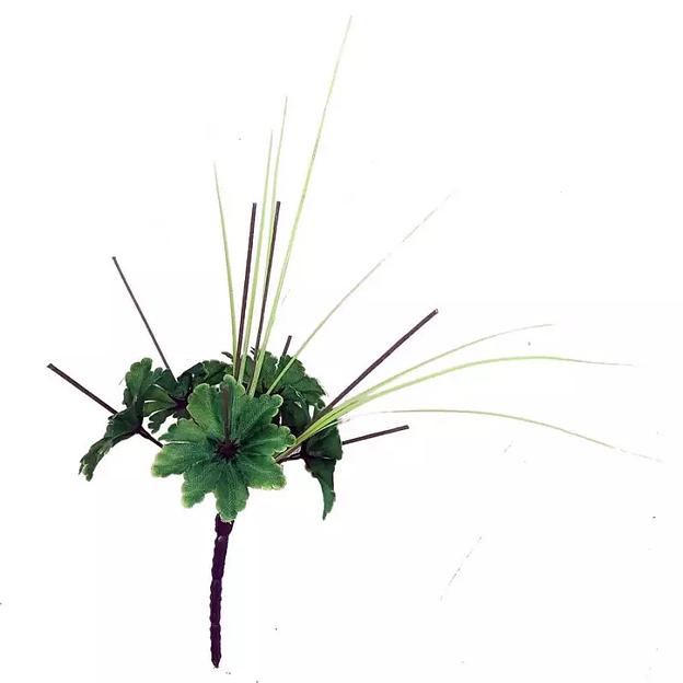 Подбукетник 8 голов 5 листов с 3 осоками 30см 231-061С/104 фото 1