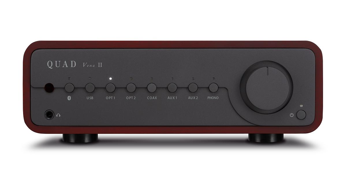 Интегральный усилитель со встроенным ЦАП QUAD Vena II. Цвет Sapele Mahogany фото 3