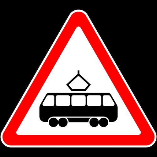 Знак 1.5 Пересечение с трамвайной линией фото 1