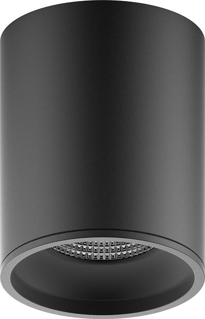 Светильник светодиодный накладной LED ДПО 12 Вт 920 Лм 4100К IP20 d79х100 мм монт d79 мм Overhead Gauss Gauss HD007 фото 1