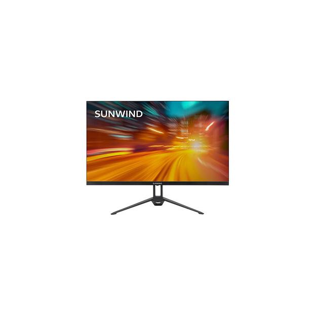 23.8" Монитор SunWind SUN-M24BA107, 1920x1080, IPS, 165Гц, 2хHDMI, 1хDP, черный фото 1