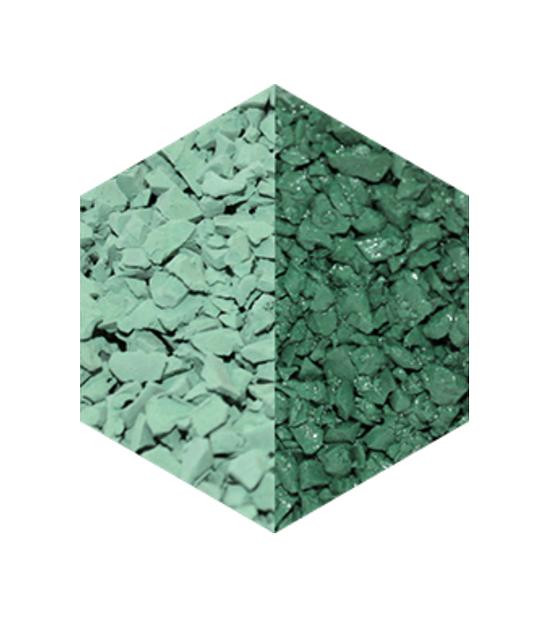 Резиновая крошка EPDM, цвет темно-зеленый ОПТ фото 1