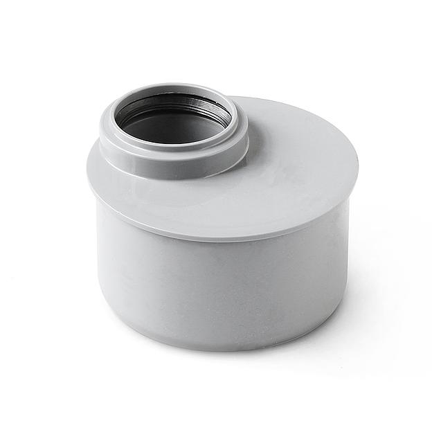 Переход эксцентрический короткий (Полипропилен) 110x50 фото 1