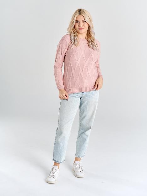 Джемпер женский «Заря» розовый ОПТ фото 10