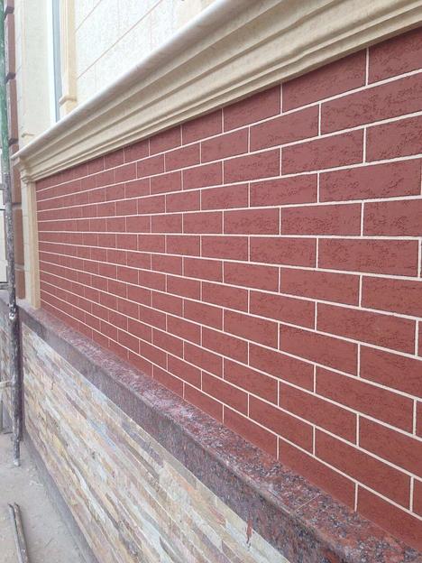 Штукатурка декоративная Bauramix «Antique Travertin» кирпичный 25 кг ОПТ фото 2