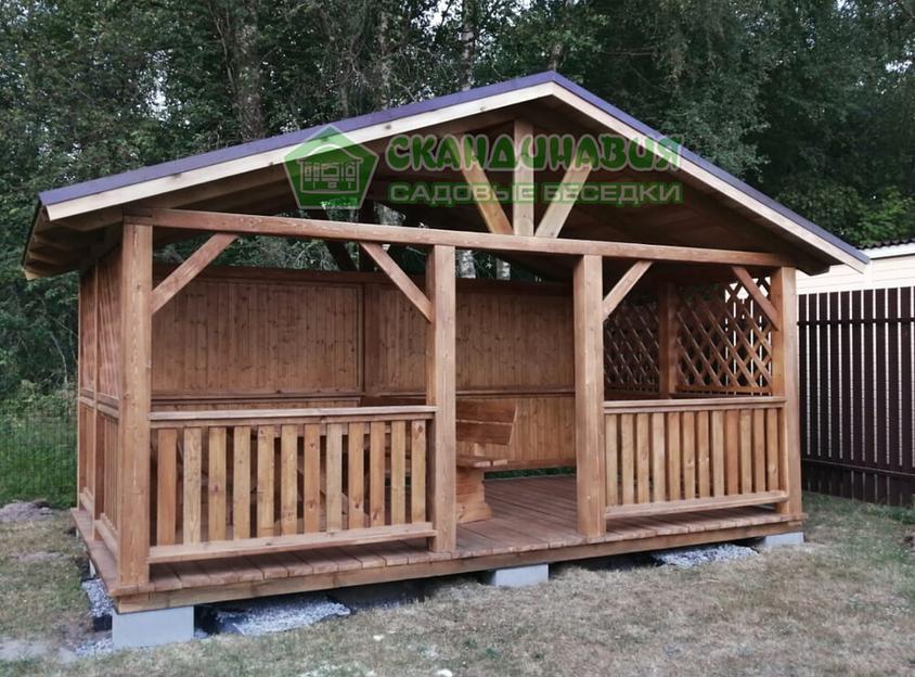 Беседка «Ладога» 3×5 м фото 1