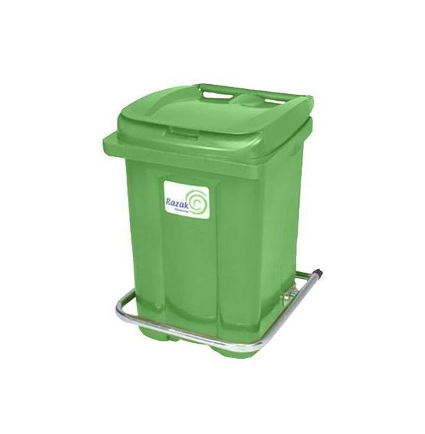 Бак пластиковый 60 л с педалью фото 1