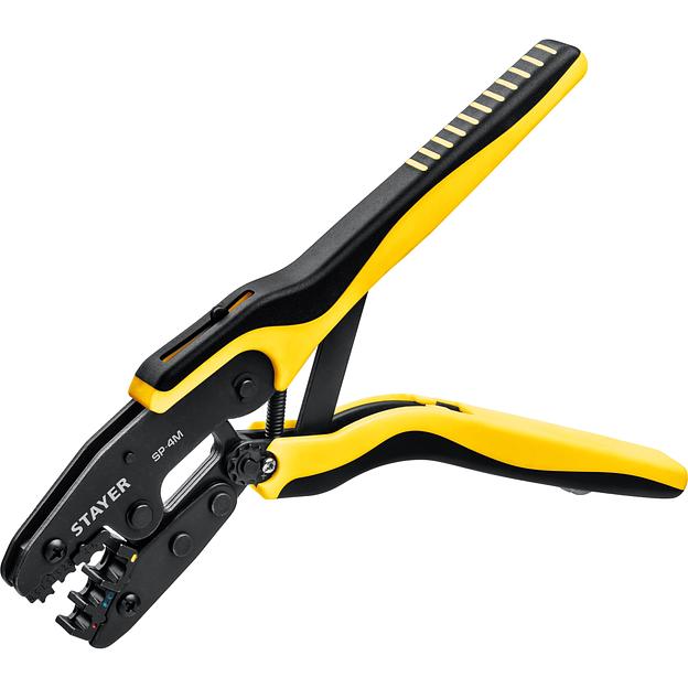 STAYER SP-4M, 4 матрицы в сумке-чехле, пресс-клещи для кабельных наконечников, Professional (45445) фото 8