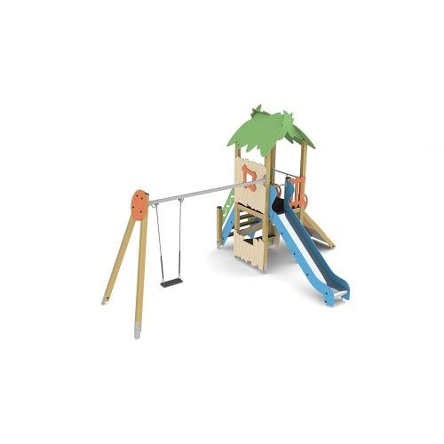 Игровой комплекс «Наш Двор», серия Тропика, артикул T1104 фото 1