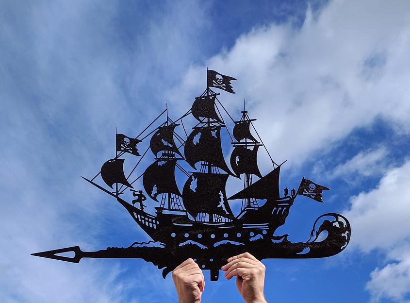 Флюгер «Пиратский корабль» ОПТ фото 2