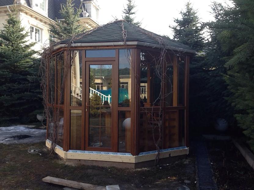 Изготовление металлопластиковых витражей г. Алматы опт фото 2