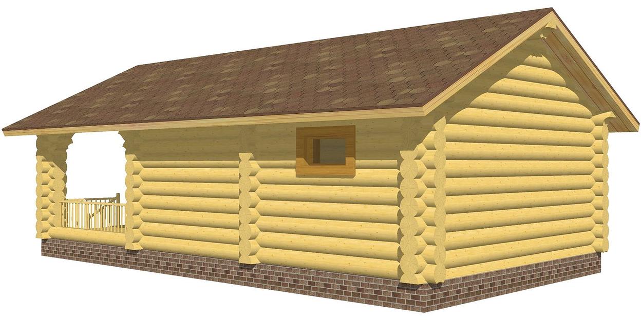 Проект бани БО-46-3 10,4x6,1 фото 2