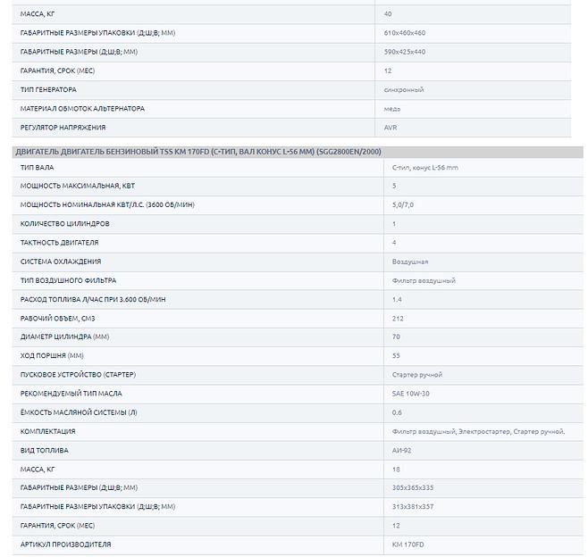 Бензогенератор TSS SGG 2000N ОПТ фото 8