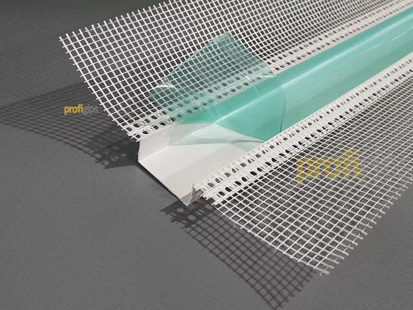 Рустовочный профиль ПВХ 3 м ProfiGips с сеткой 20×50 мм ОПТ фото 3