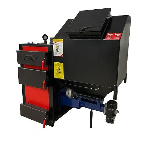 Котел шнековый автоматический «Горняк» КСВа-15 (до 150 м²) утепленный фото 1