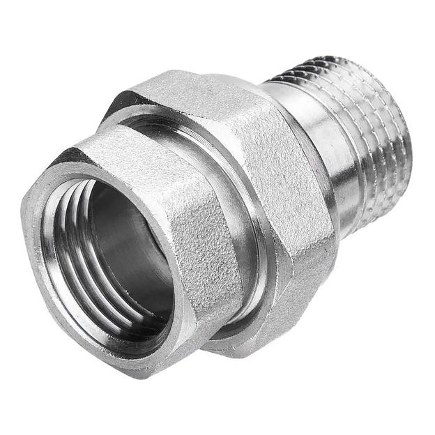 Сгон разъемный ВН 1'1/4 прямой (американка), никелированный фото 1