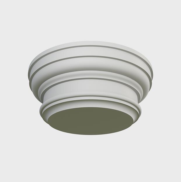 Декор из пенополистирола «Капитель круглая К-09-ККР» ОПТ фото 1