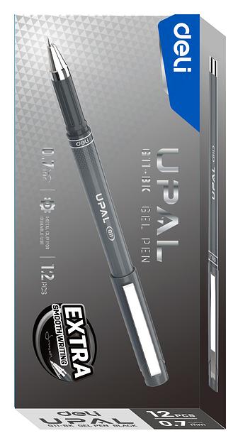 Ручка гелев. Deli Upal EG11-BK d=0.7мм (1шт) фото 4